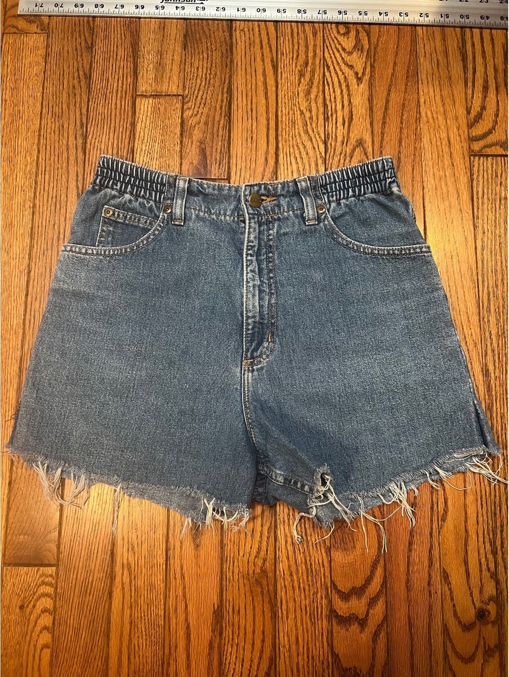 L.L. Bean Double L Comfort Waist Women's Denim Shorts Size 8